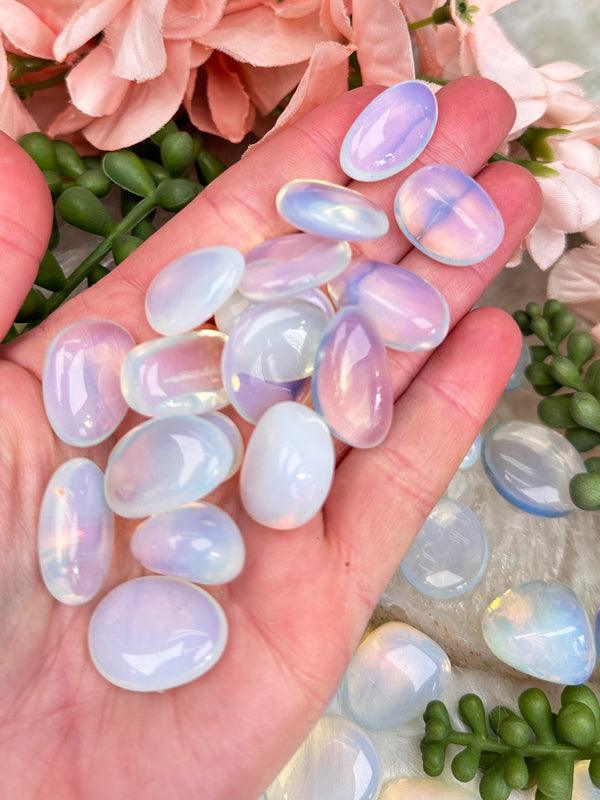 white-opalite-tumbles
