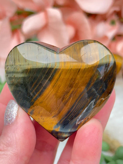 yellow-blue-tiger-eye-heart