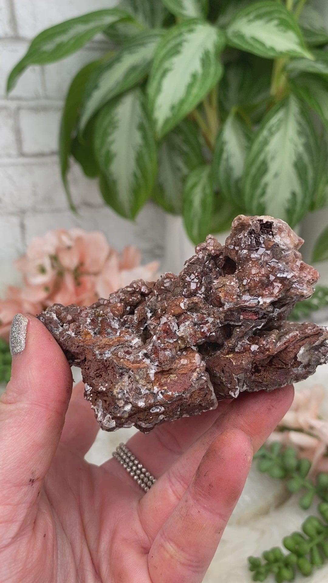 red-calcite-clusters