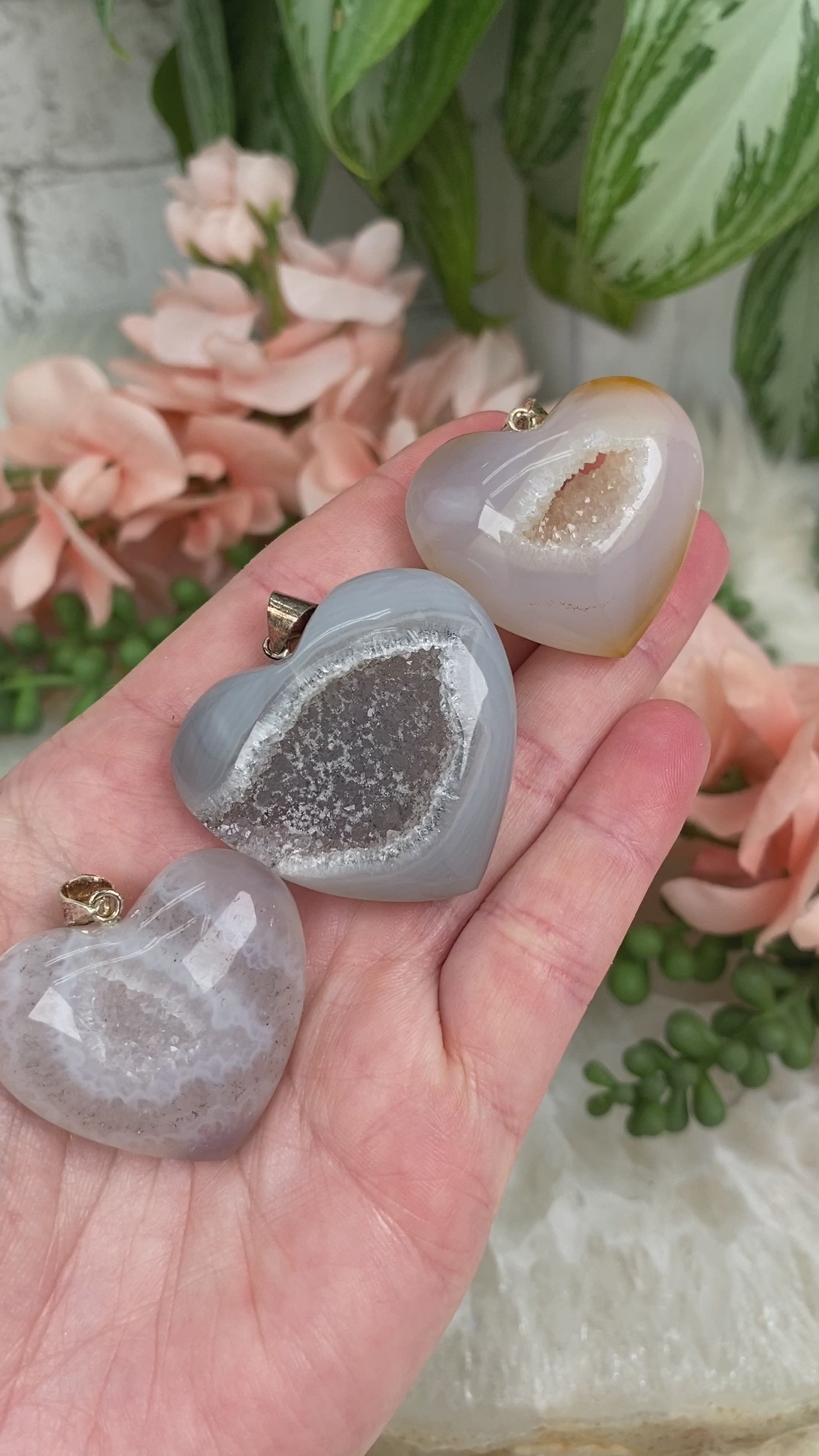 Agate-Heart-Pendants-Videos