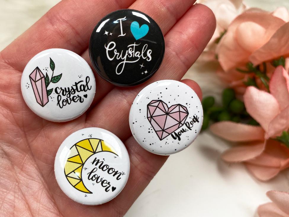 1-Inch-Pin Buttons-for-Crystal-Lovers-from-Contempo-Crystals-Moon