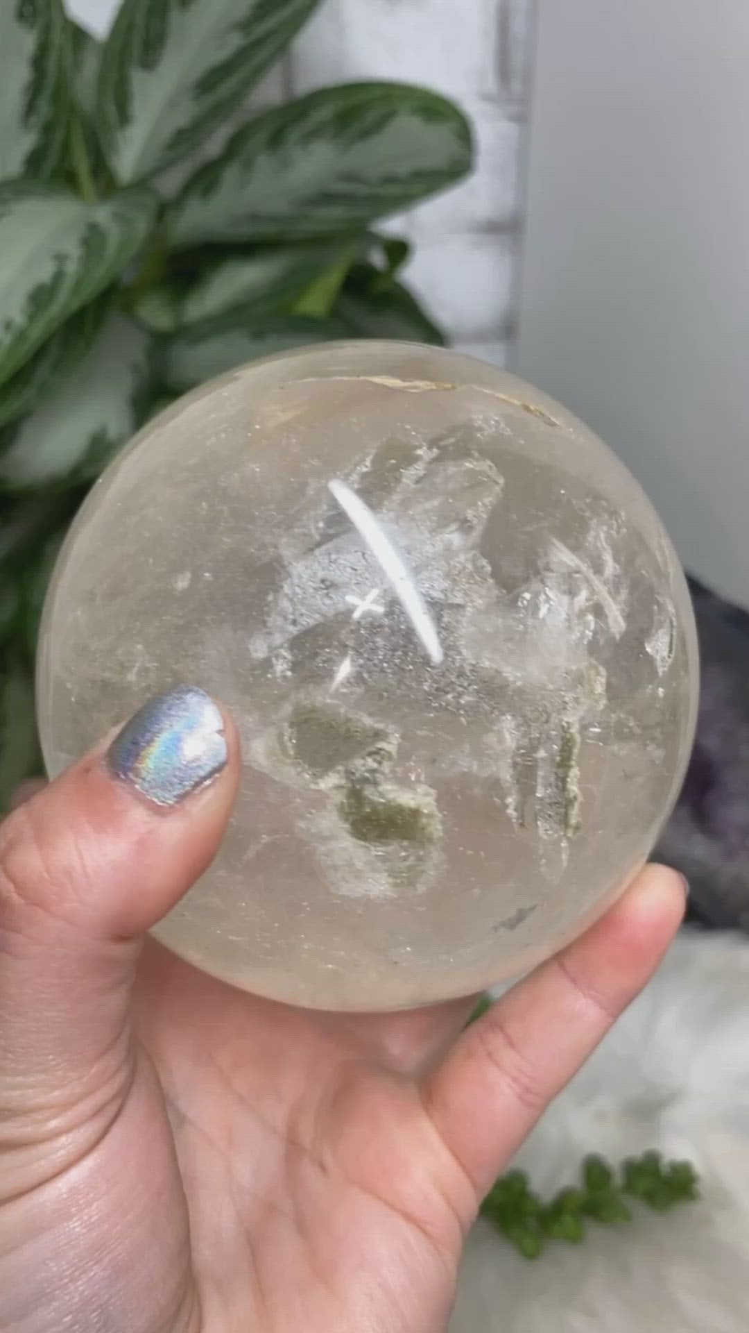 Included quartz sphere video