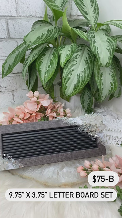 Quartz Crystal Letter Boards