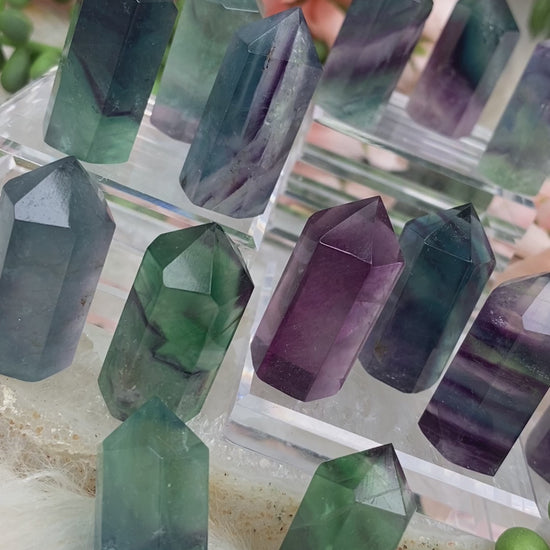 Mini-Rainbow-Fluorite-Points-Video