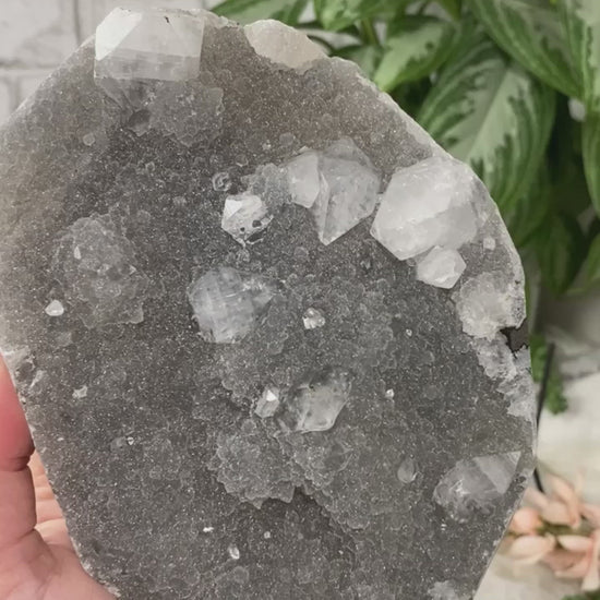 Gray Chalcedony Apophyllite