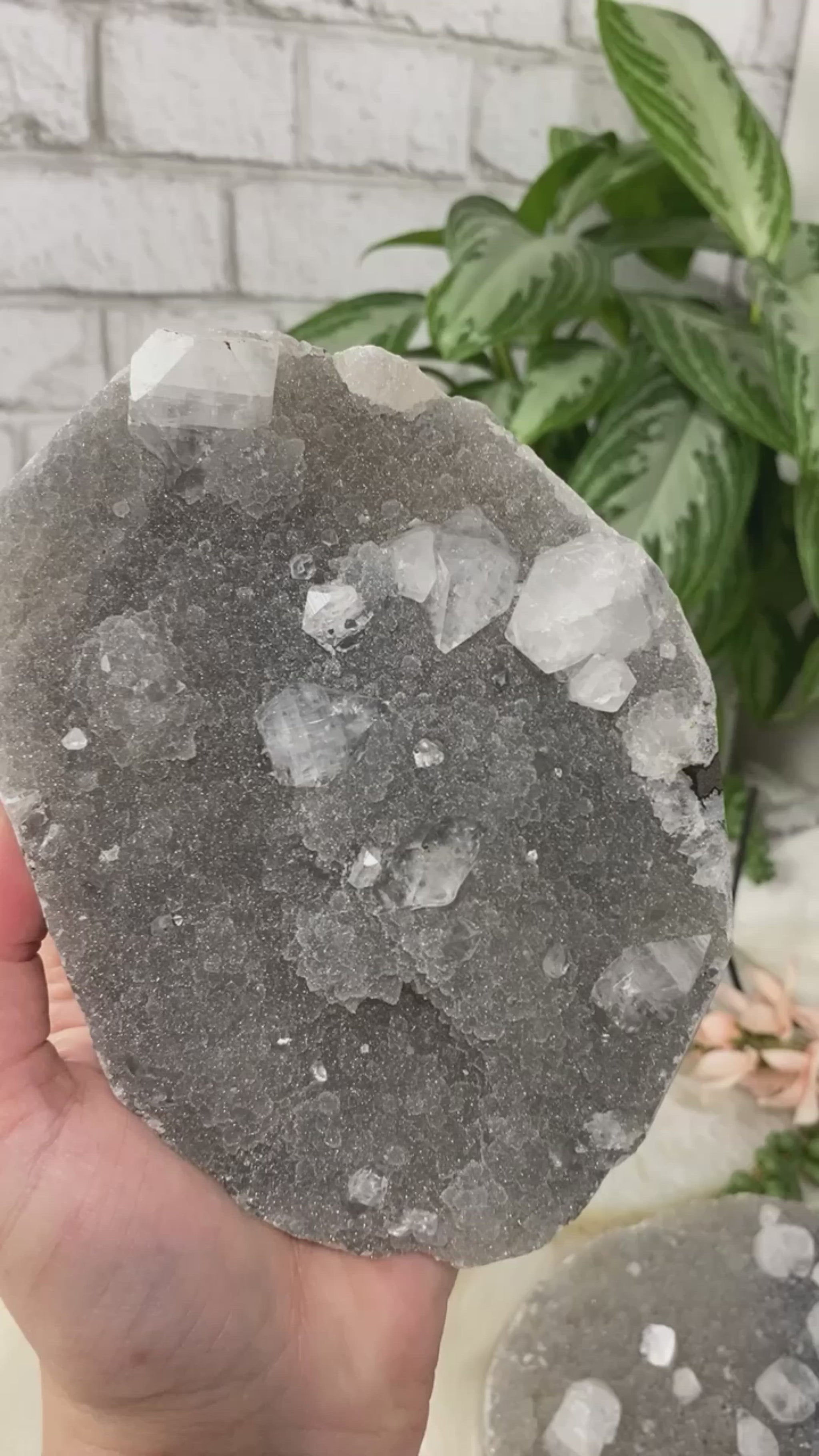 Gray Chalcedony Apophyllite