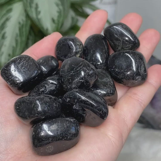 Tumbled-Black-Hypersthene-Tumbled-Crystals-for-Sale-video