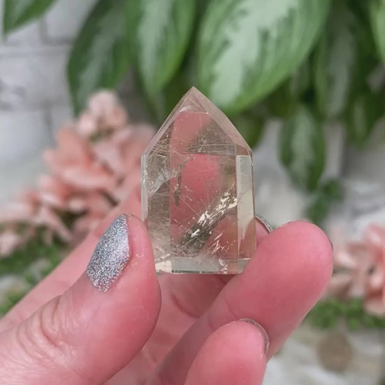 Small-Rutile-Quartz-Points for sale