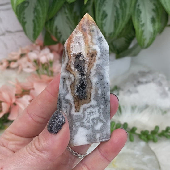 Druzy-Quartz-Chalcedony-Agate-Points