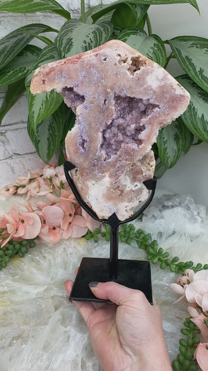 High-End-Purple-Pink-Amethyst-Geode-Display-Crystal-from-Brazil