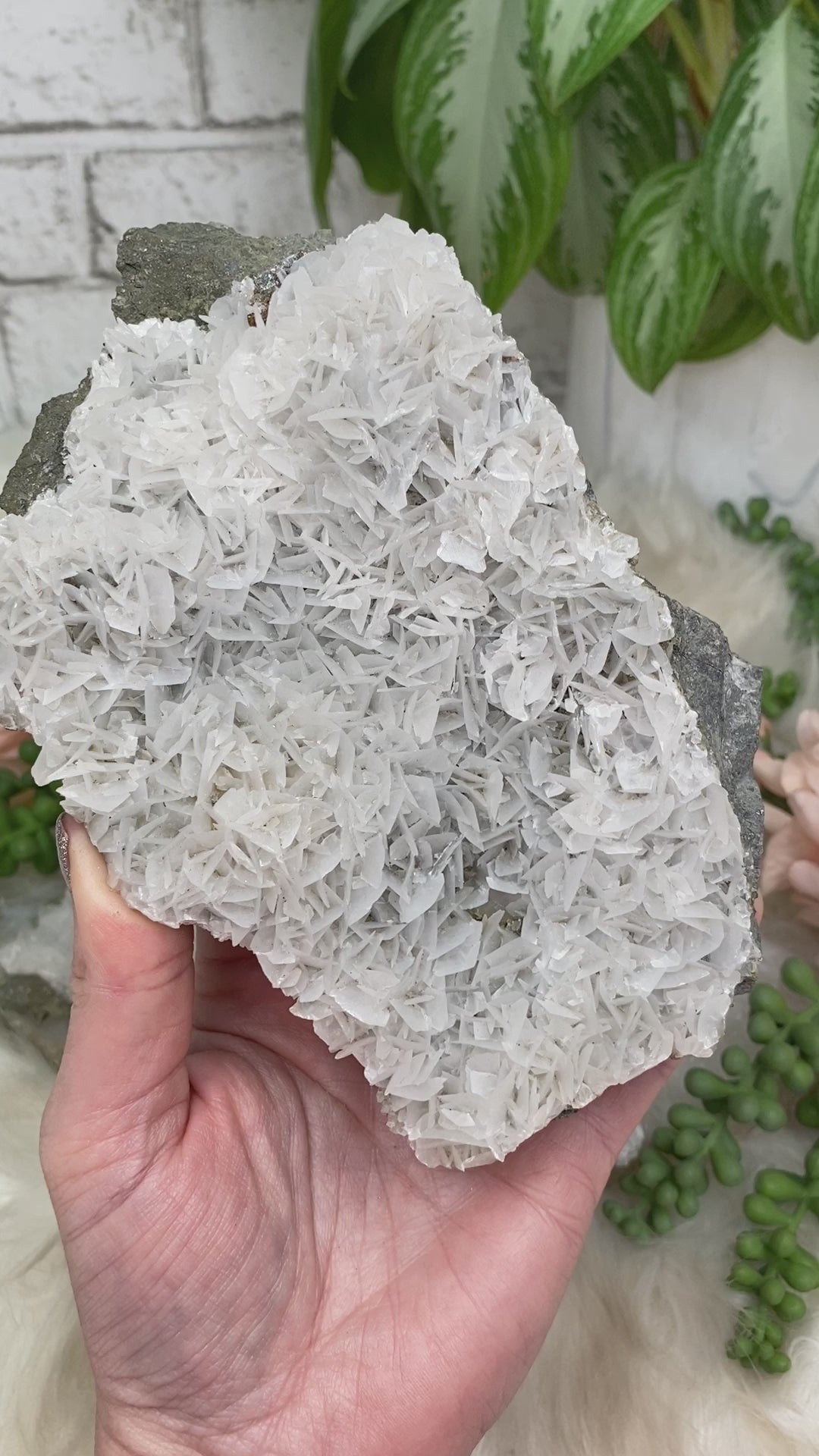 white-bladed-calcite-clusters