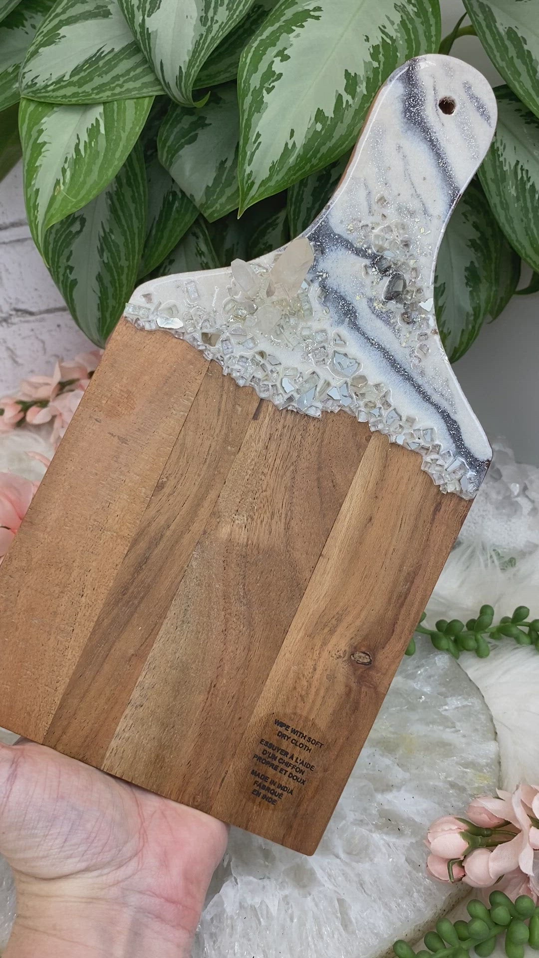 Quartz-Crystal-Charcuterie-Board-for-Sale for sale 