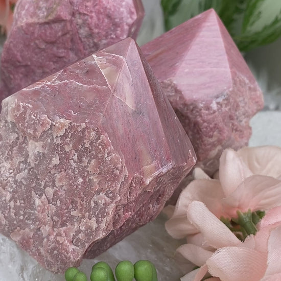 Brazil-Raw-Pink-Jasper-Points-Video