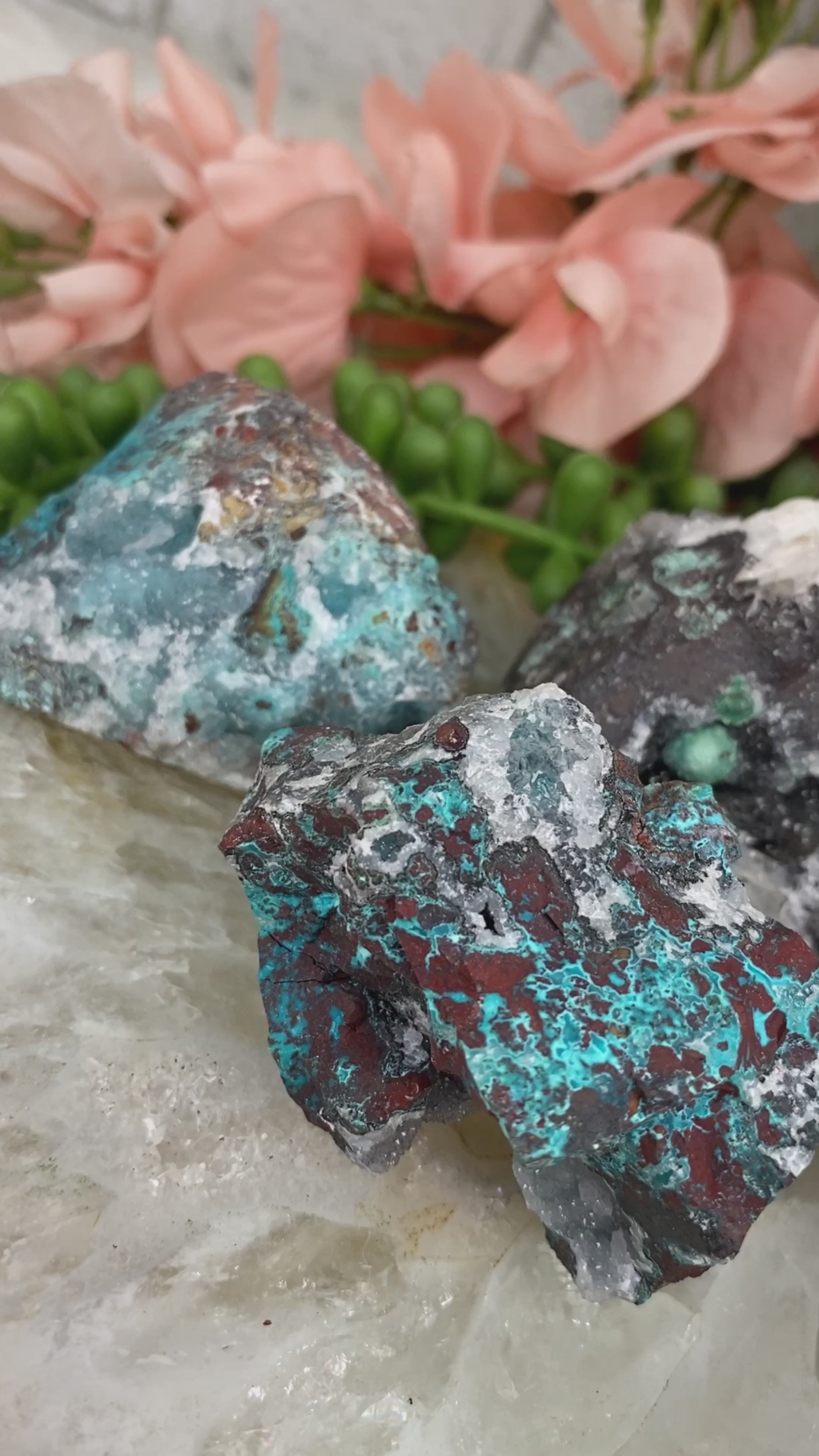 Gray-Blue-Druzy-Chrysocolla-from-Peru-Video
