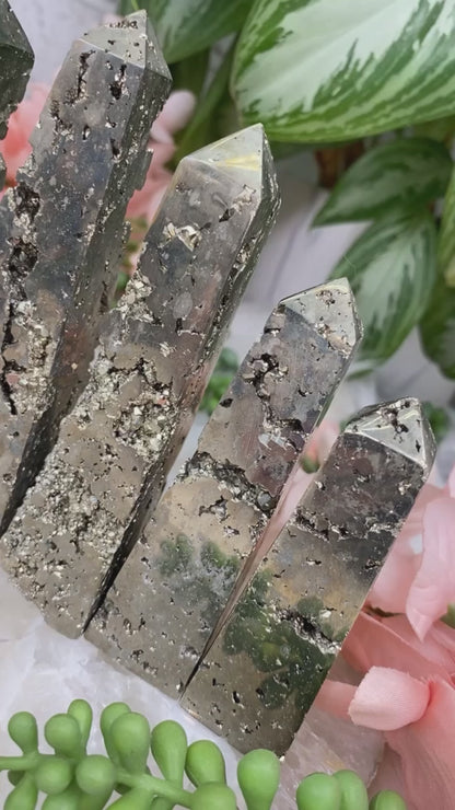 Peruvian-Gold-Pyrite-Obelisk-Points-Video