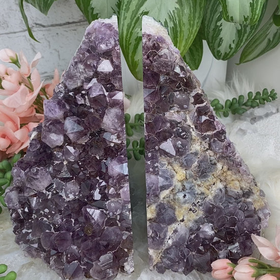 amethyst-cluster-bookends