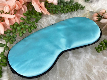 Aqua-Blue-Satin-Sleeping-Mask
