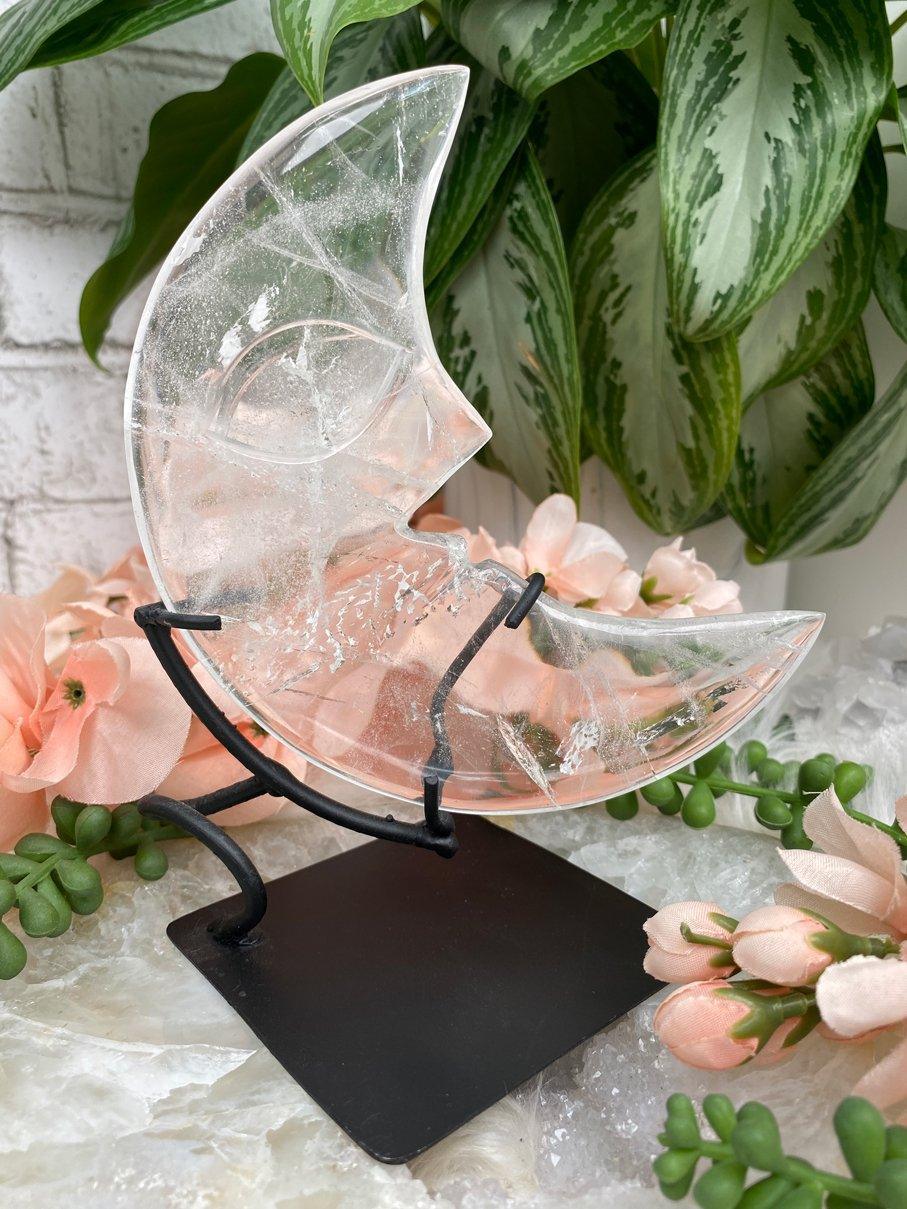 BRazil-Clear-Quartz-Moon-Crystal-on-Stand