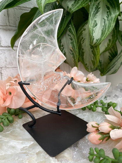 BRazil-Clear-Quartz-Moon-Crystal-on-Stand