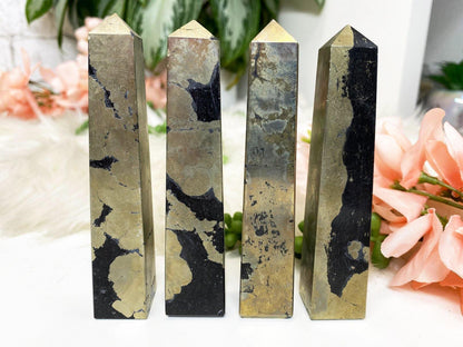 Black-Gold-Pyrite-Obelisk-Crystal-Points