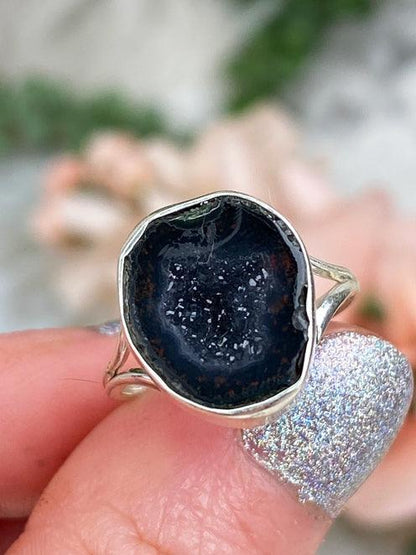 Silver Agate Rings
