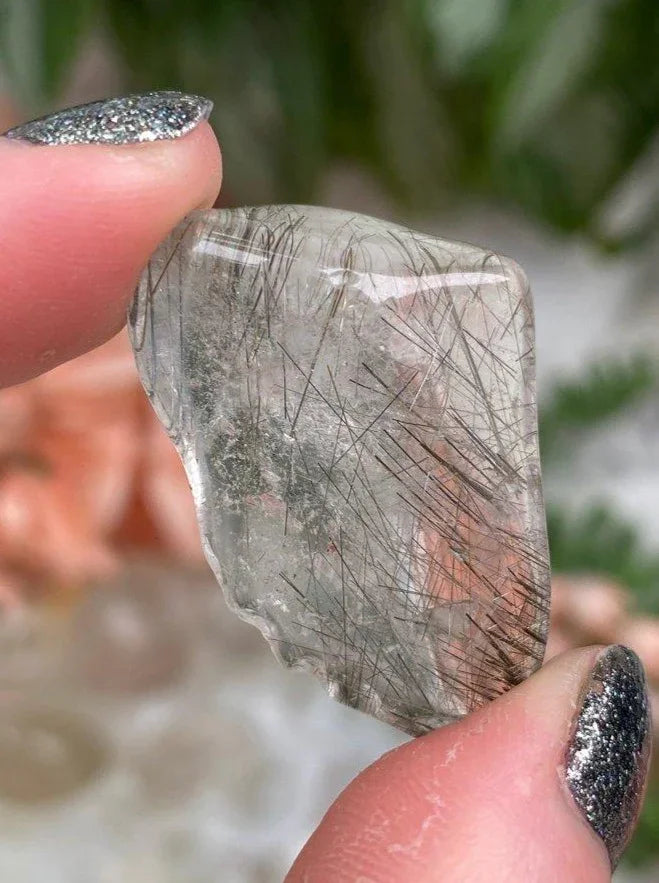 Black-Silver-Rutile-Clear-Quartz