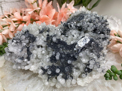 Black-White-Quartz-Cluster-Dalnegorsk-Russia