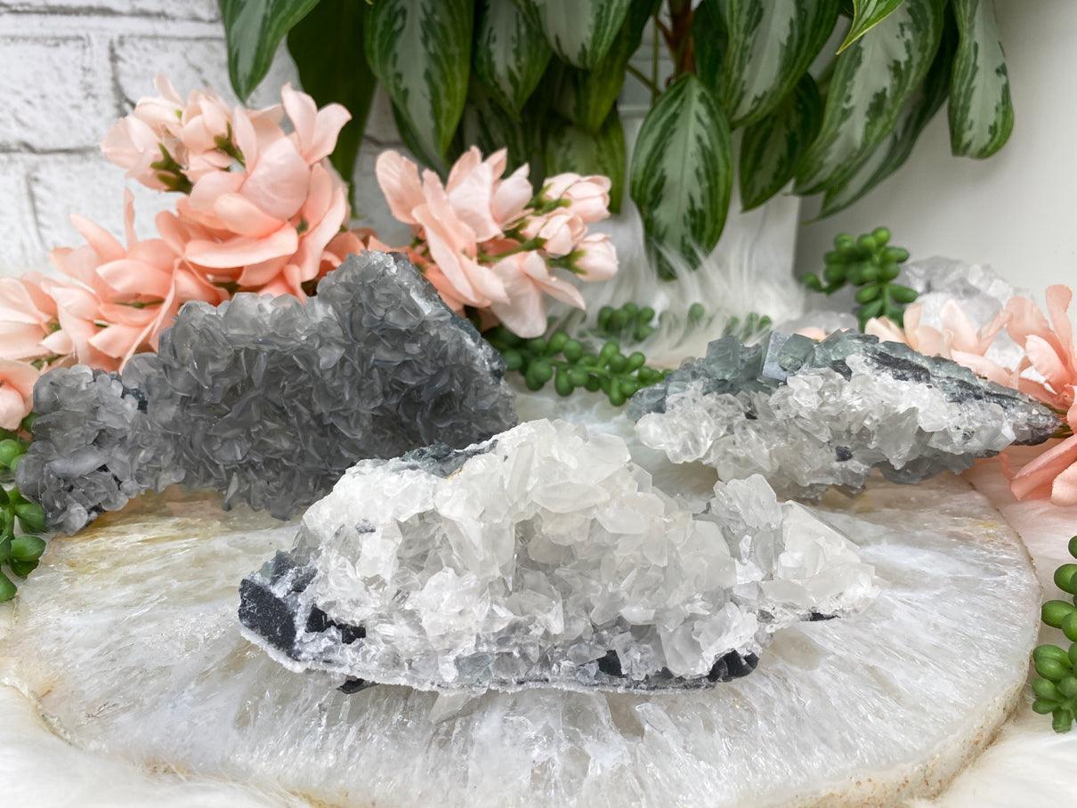 Bladed-Calcite-Clusters