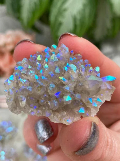 Blue-Flash-Angel-Aura-Quartz-Cluster