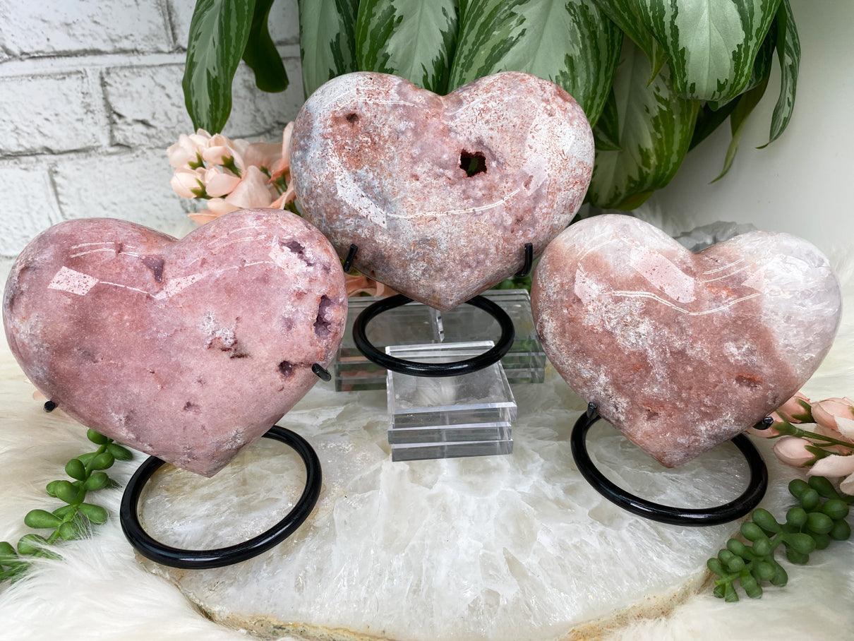 Brazil-Pink-Amethyst-Hearts