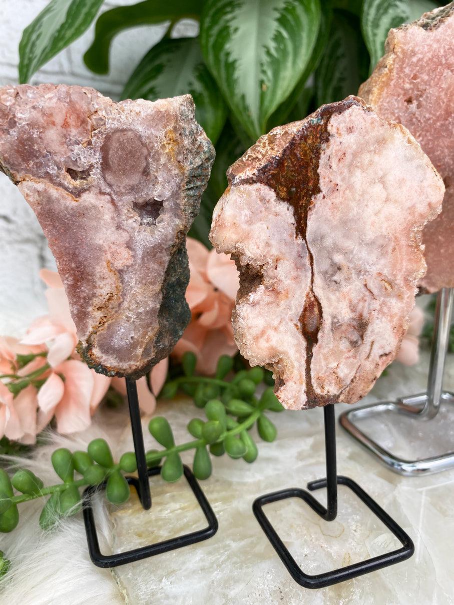 Brazil-Pink-Amethyst-Stands