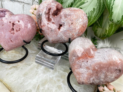 Brazilian-Pink-Amethyst-Heart-Crystals