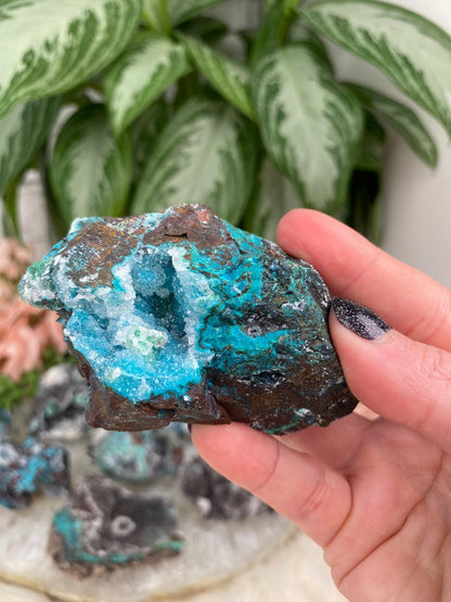 Bright-Blue-Chrysocolla-Quartz-from-Peru