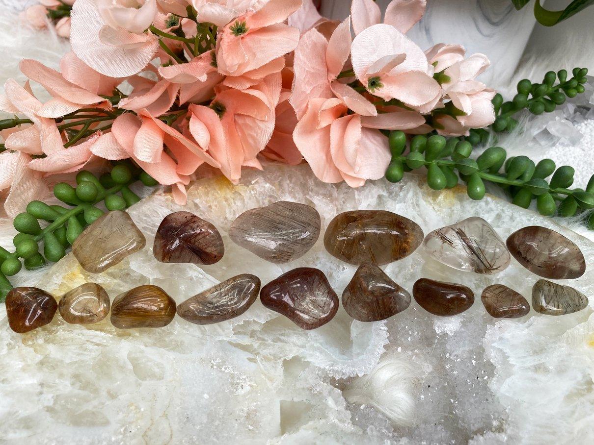 Tumbled Brown-Red-Rutile-Quartz-for-sale