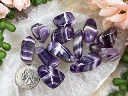 Chevron-Amethyst-Tumble