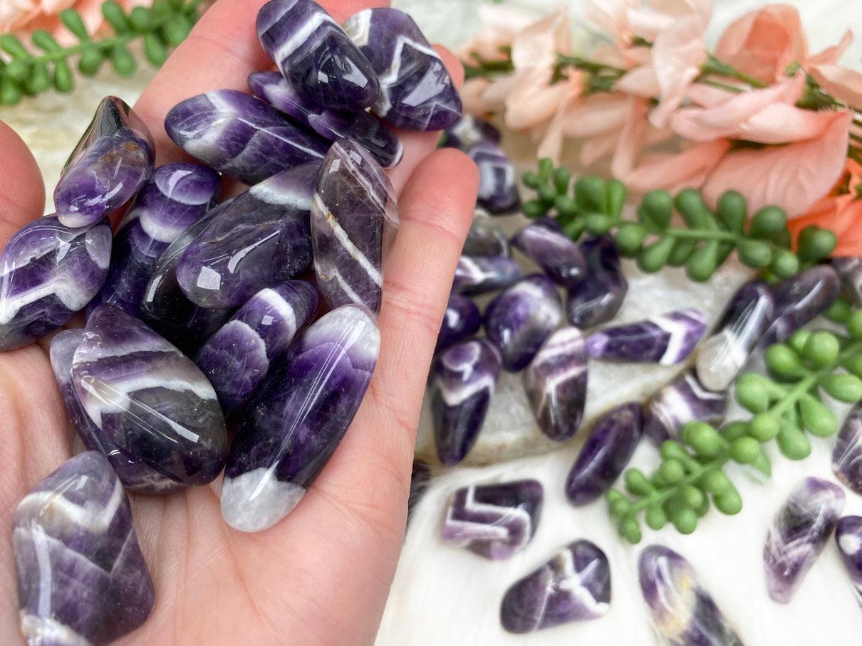 Chevron-Amethyst-Tumbles