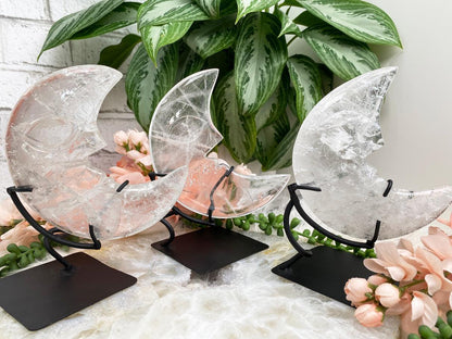 Clear-Quartz-Crystal-Moon-Carving-on-Metal-Stand