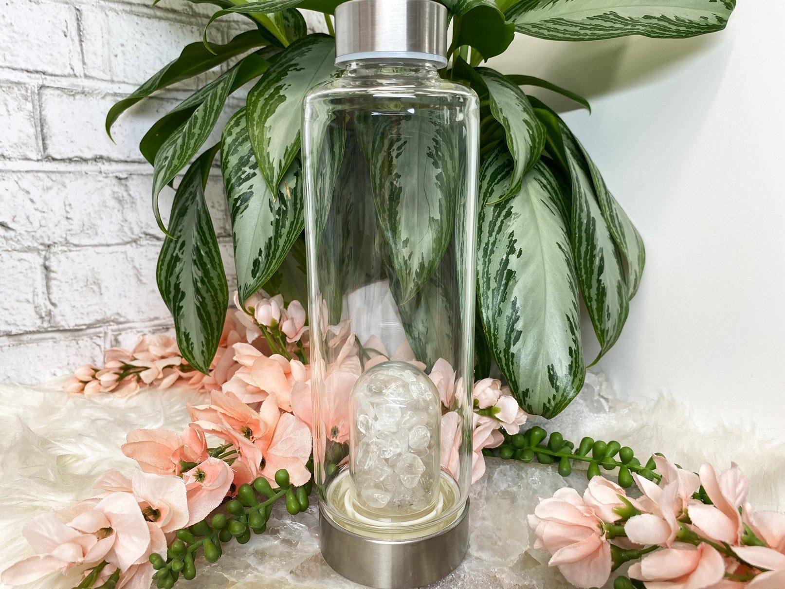 Clear-Quartz-Gemstone-Crystal-Chip-Glass-Water-Bottles