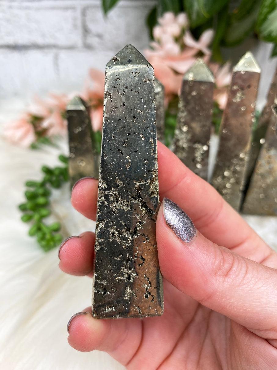 Druze-Pyrite-Obelisk-Point