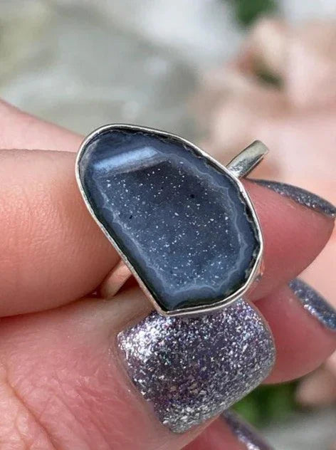 Druzy-Agate-Ring-Brazil