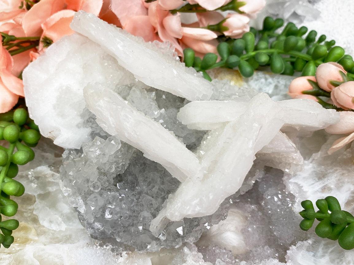    Druzy-Blade-Calcite-Quartz-Crystal-Cluster-Inner-Mongolia-China