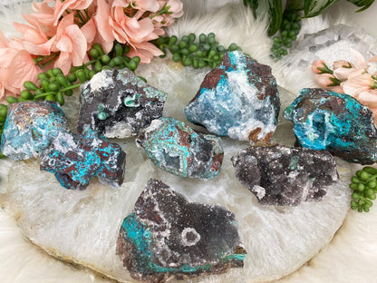 Druzy-Chrysocolla-Crystals-from-Peru