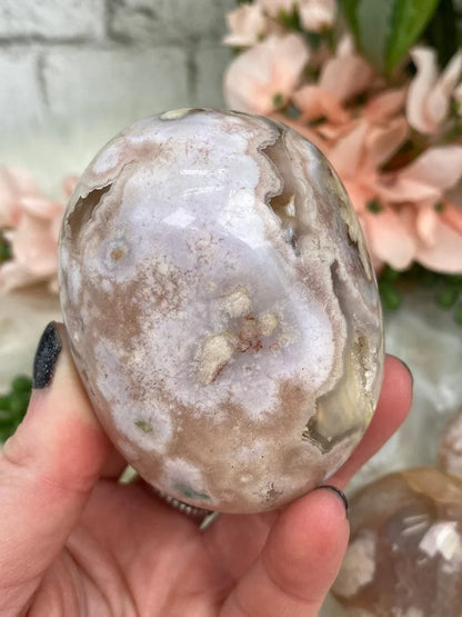 Druzy-Flower-Agate-Palm-Stone