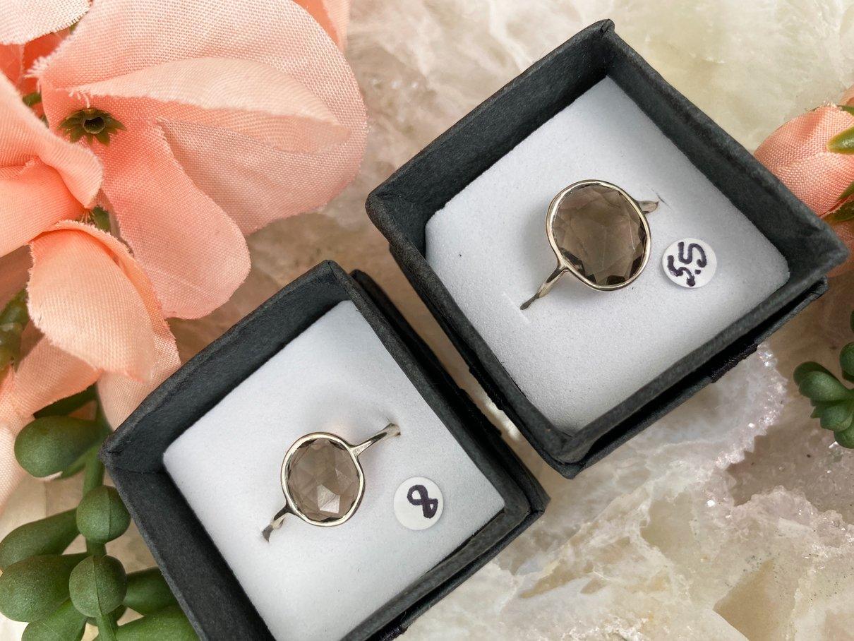 Faceted-Smoky-Quartz-Sterling-Silver-Ring
