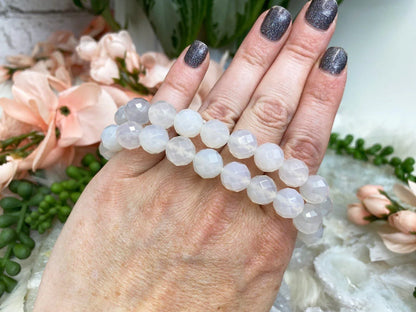 Faceted-White-Chalcedony-Bracelet