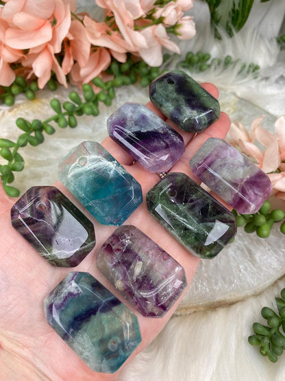 Fluorite-Dog-Tag-Pendants