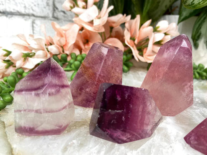 Geometric-Purple-Pink-Fluorite