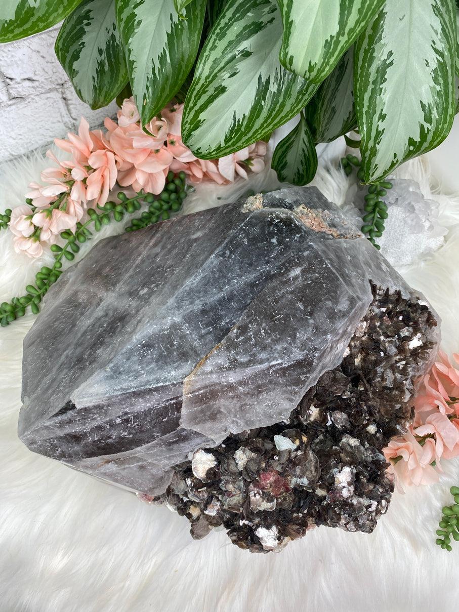 Giant-Smoky-Quartz-Mica-Crystal