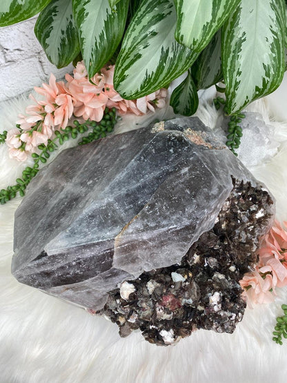 Giant-Smoky-Quartz-Mica-Crystal