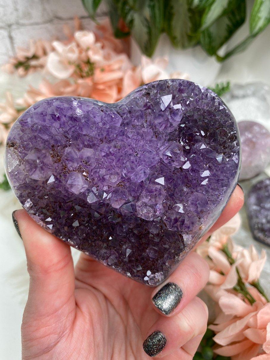 Goethite-in-Amethyst-Cluster-Crystal-Heart